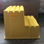 Durable Safety Plastic Step Stool Lightweight Easy To Clean Two Lift Handle for sale