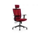 Red / Black Ergonomic Office Chair With Arms For Call Center 10 Years Warranty for sale