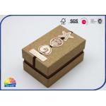 Brown Customized Rigid Shoulder Box For Special Gift Soap for sale