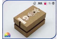 China Brown Customized Rigid Shoulder Box For Special Gift Soap supplier