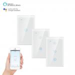 600w Zigbee Wall Switch Smart Life Glass Panel Light On Off