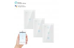China 600w Zigbee Wall Switch Smart Life Glass Panel Light On Off supplier