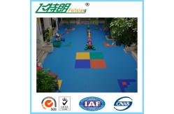 China No Cracking Indoor Pp Interlocking Sports Flooring Bearable Load 2500N supplier