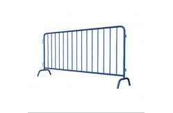 China TLWY Galvanized Crowd Control Barriers PVC Coated Movable Road Barriers supplier