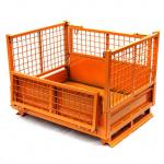 Lockable Steel Mesh Cage Rust Resistant For Warehouse