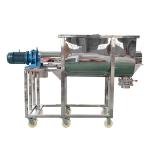 Stainless Steel 304 Ribbon Blender Machine Industrial Paint Mixer Horizontal Feed