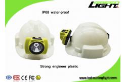 China IP68 Waterproof 232Lum 1.78W OLED Screen Cordless Cap Lamp supplier