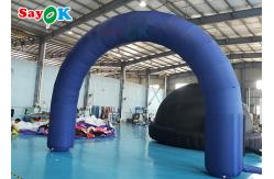 China Blue Inflatable Arch Waterproof For Adversting Events Grand Opening supplier