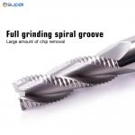 High Helix Angle Roughing End Mill For Steel - 30° Helix Angle Corner Radius 3mm for sale