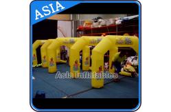 China Yellow Inflatable Arch With Removable Banner For Promotion supplier