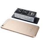 Mountable Conference Table Socket Phone Charger , Conference Room Table Inserts UL Approved