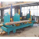 Vertical band sawmill with CNC carriage automatic wood cutting machine