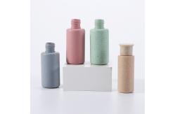 China Empty Biodegradable Plastic Bottles Shampoo 10.5oz 300g 500g UV Printing supplier