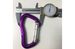 China Quick Link Aluminum Snap Hook Carabiner Hook Colorful supplier