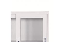 China Sliding Glass Door 90cm Metal File Storage Cabinet One Shelf supplier