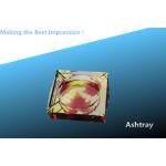 cristal ashtray/ashtray/glass ashtray/cigarette gift/maple leaves ashtray for sale