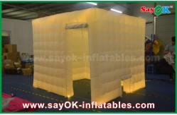 China Inflatable Photo Booth Enclosure Rgb Led Lighting Inflatable Kiosk / Enclose Photobooth Frame supplier