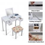 75m Height Multifunctional Modern Wooden Dressing Table NC Painting for sale