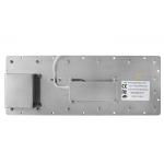 104 Keys Stianless Steel Panel Mounted Keyboard IP67 With Trackball 800DPI