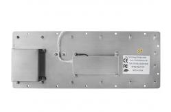 China 104 Keys Stianless Steel Panel Mounted Keyboard IP67 With Trackball 800DPI supplier