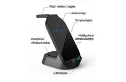 China Qi-enabled Devices Multifunction Wireless Charger with 10mm Transmission Distance supplier