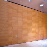 Temporary Movable Sliding Partition Wall With Flush Door Handle Max 8000 Mm Height for sale
