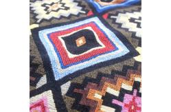 China Diamond Pattern Jacquard Clothing Fabric Cotton Poly Material 390gsm 150cm Width supplier