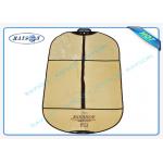 Luxury Silk Screen Printing Logo Zippered Non Woven Fabric Bags Dust Proof for sale