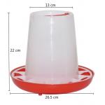1.5kg Plastic Poultry Chicken Feeder And Drinker
