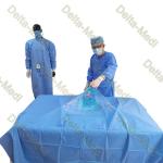 Reinforced PP+PE/SMS/SMMS/SMMMS Disposable Surgical Knee Arthroscopy Pack