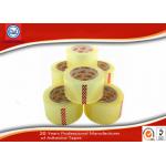 Water Activated Yellow Transparent BOPP Packing Tape High Strength