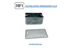 China Deep Conduit Extension Galvanized Steel Metal Socket Box supplier