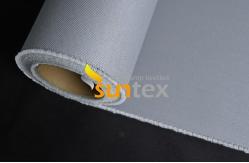 China Silicone Coated Glass Fabric For Removable Insulation Jacket Cover supplier