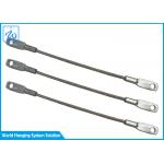 Galvanised Steel Wire Rope Crimp Ends Thimble Eye For Hanging Support Lanyards for sale