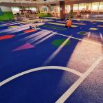 odorless EPDM Rubber Granules Sports Floor dustproof 8mm epdm surface