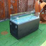Natural Gas Propane Gas Table Top Fire Pit Garden Set