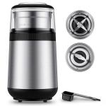 Multi Function Nuts Herb Spice Grinder Machine 2 Removable Cups Electric Drip Coffee Maker for sale