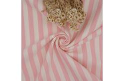 China Smooth Striped Material Fabric Skin Friendly Breathable Combed Cotton Texture supplier