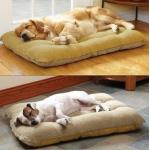 Soft Anti Slip Indoor Outdoor Pet Pillow Bed With Removable Washable Cover for sale