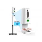 Auto 1300ml Contactless Sanitizer Dispenser Stand Temperature Measuring for sale