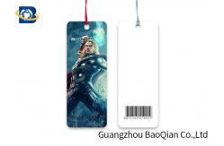 China Custom Shape Flipped Lenticular Bookmark , Super Hero Custom Plastic Bookmarks supplier