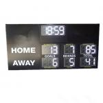 High Brightness Electronic Football Scoreboard Clock With Installation Brackets for sale