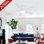 Quiet Led Modern Ceiling Fan With Light And Remote Control DC Motor