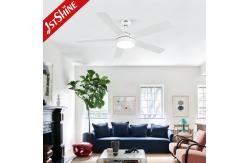 China Quiet Led Modern Ceiling Fan With Light And Remote Control DC Motor supplier
