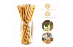 China Organic Wheat Stem Paper Straws Recyclable Compostable CE Certificated supplier