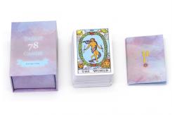 China 400gsm Coated Paper Tarot Cards 78 Oracle Cards With Magnetic Box supplier