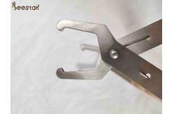 China Beekeeping Apiculture Tools Stainless Steel Bee Hive Frame Grip With Wooden Handle supplier