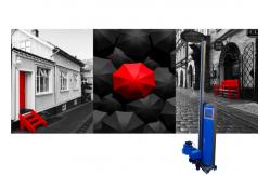 China Foldable Rail 2 Printheads Wall Printer Robot supplier