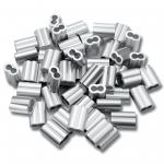 Rustproof Aluminum Crimping Loop Sleeve Weather Resistant Anti Corrosion