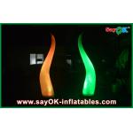2M High Festival Event Decorative Inflatable Cone With Led Advertisment